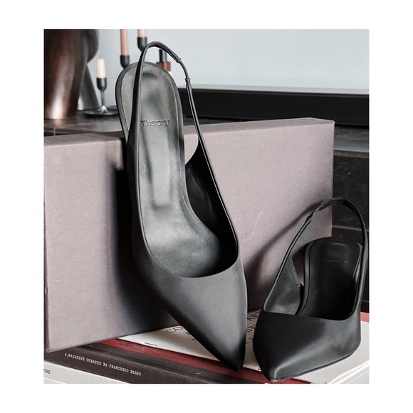 Theory Sling Back Kitten Heel - Picture 3 of 7